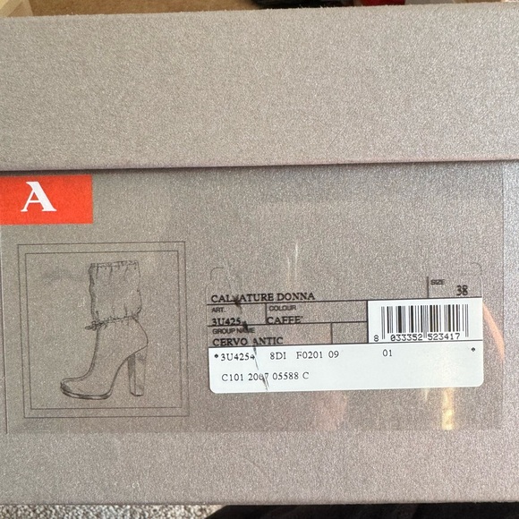 Prada Linea Rossa Tall Boots - Chocolate Brown - size 38 - NEW IN BOX - Picture 10 of 11